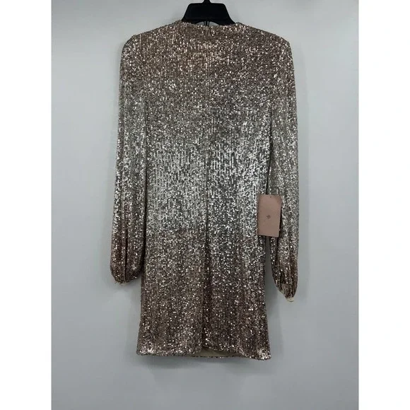 BHLDN Cary Dress Size 2 Ombre Sequin Mini Dress New - Picture 4 of 7